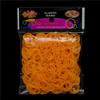 600 Colorful Rubber Loom Bands – DIY Elastic Bracelet Kit for Kids & Women Crafting