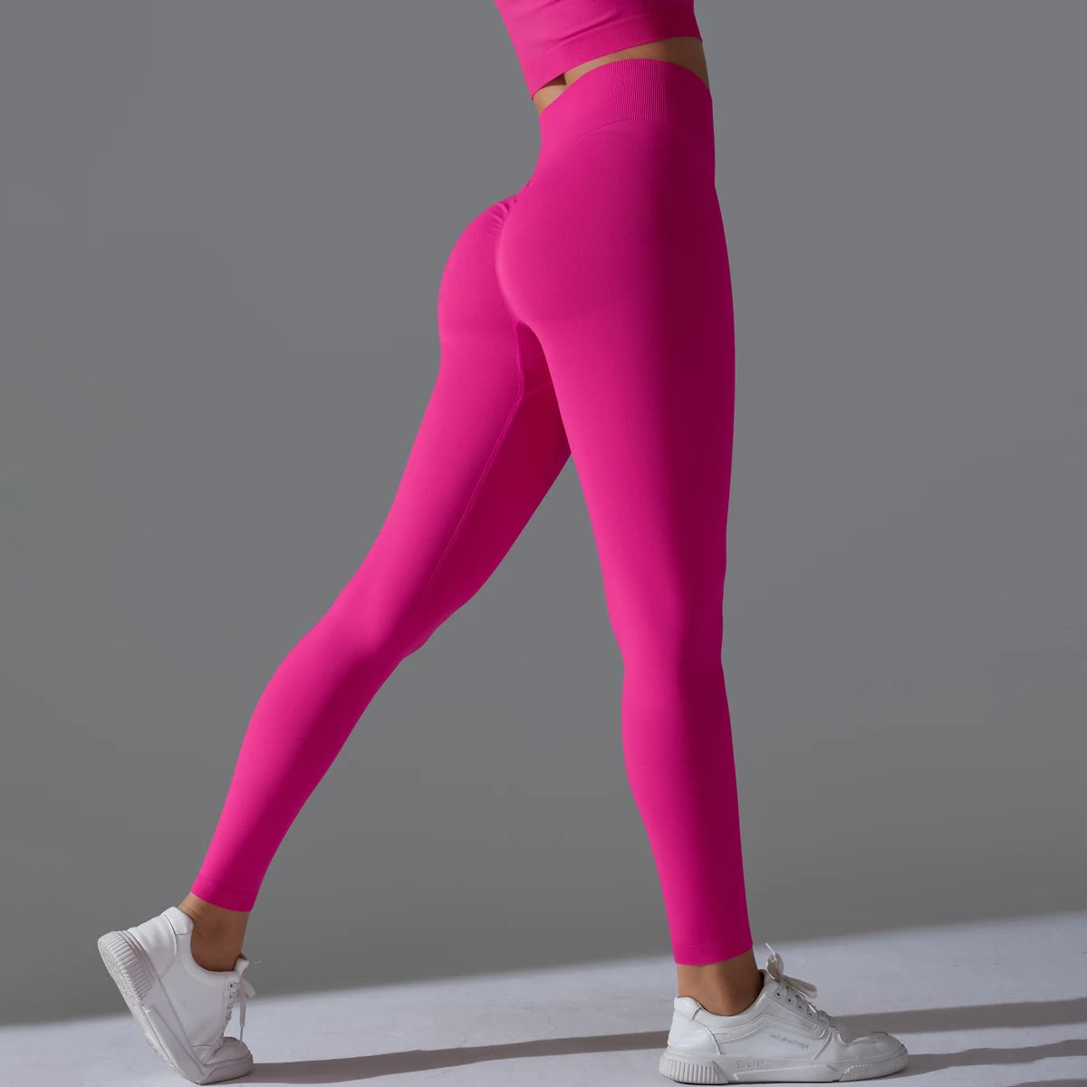 Women's Seamless Yoga Leggings – High Waist Tummy Control, Scrunch Butt Lifting Gym Workout & Outdoor Sports Fitness Pants