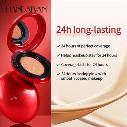 Air Cushion Foundation – Light Natural Moisturizing Concealer, Whitening, Oil-Control, Long-Lasting Base Makeup for Women (Korean Cosmetic)