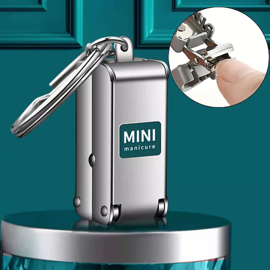 Portable Nail Clippers & Scissors – Collapsible Stainless Steel Fingernail Cutter Manicure Tools