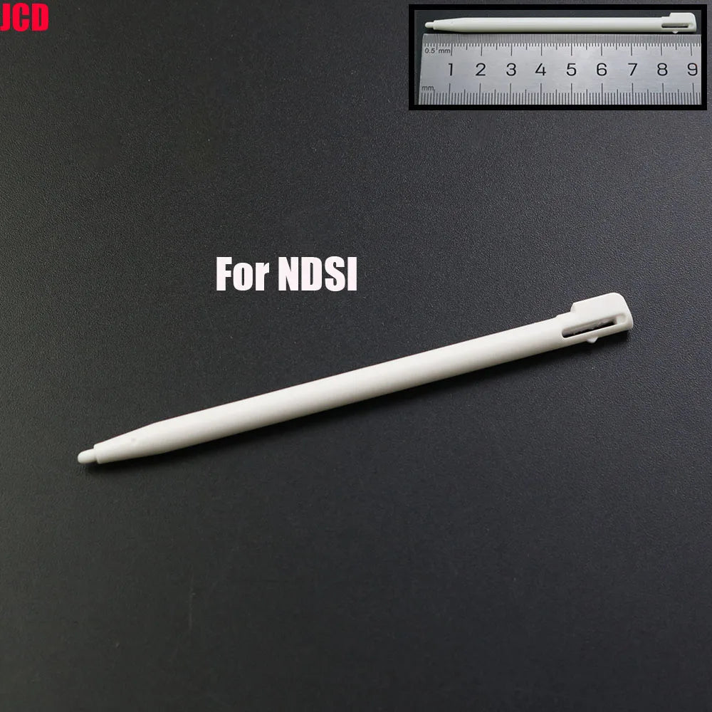 White Plastic Telescopic Stylus Pen — Touch Screen Stylus for 2DS/3DS/New 2DS LL XL/New 3DS XL/NDSL/NDSi/NDS