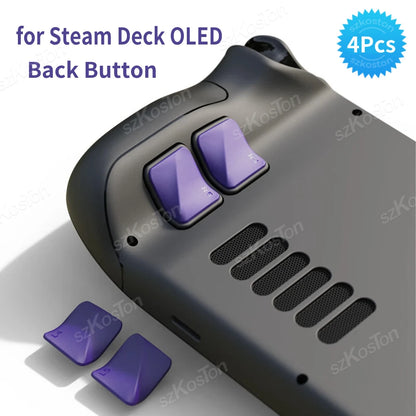 4PCS Back Button Enhancement Set for Steam Deck – Grip Improvement & Button Protection Kit for OLED & LCD Console