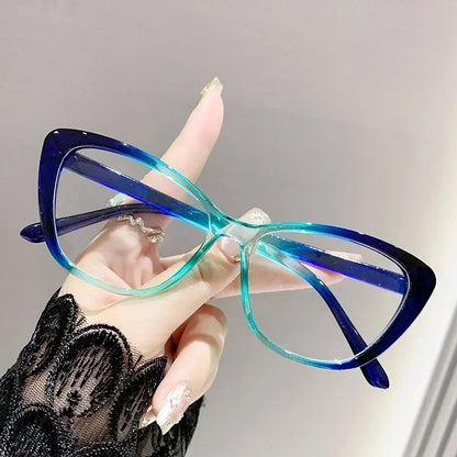 Cat Eye Reading Glasses for Women & Men – Ultra-Light Fashion Eyewear for Farsightedness, Diopter 0 to +4.0