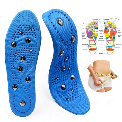 EiD Magnetic Therapy Foot Insoles – Soft Acupressure Sports Cushion for Men & Women