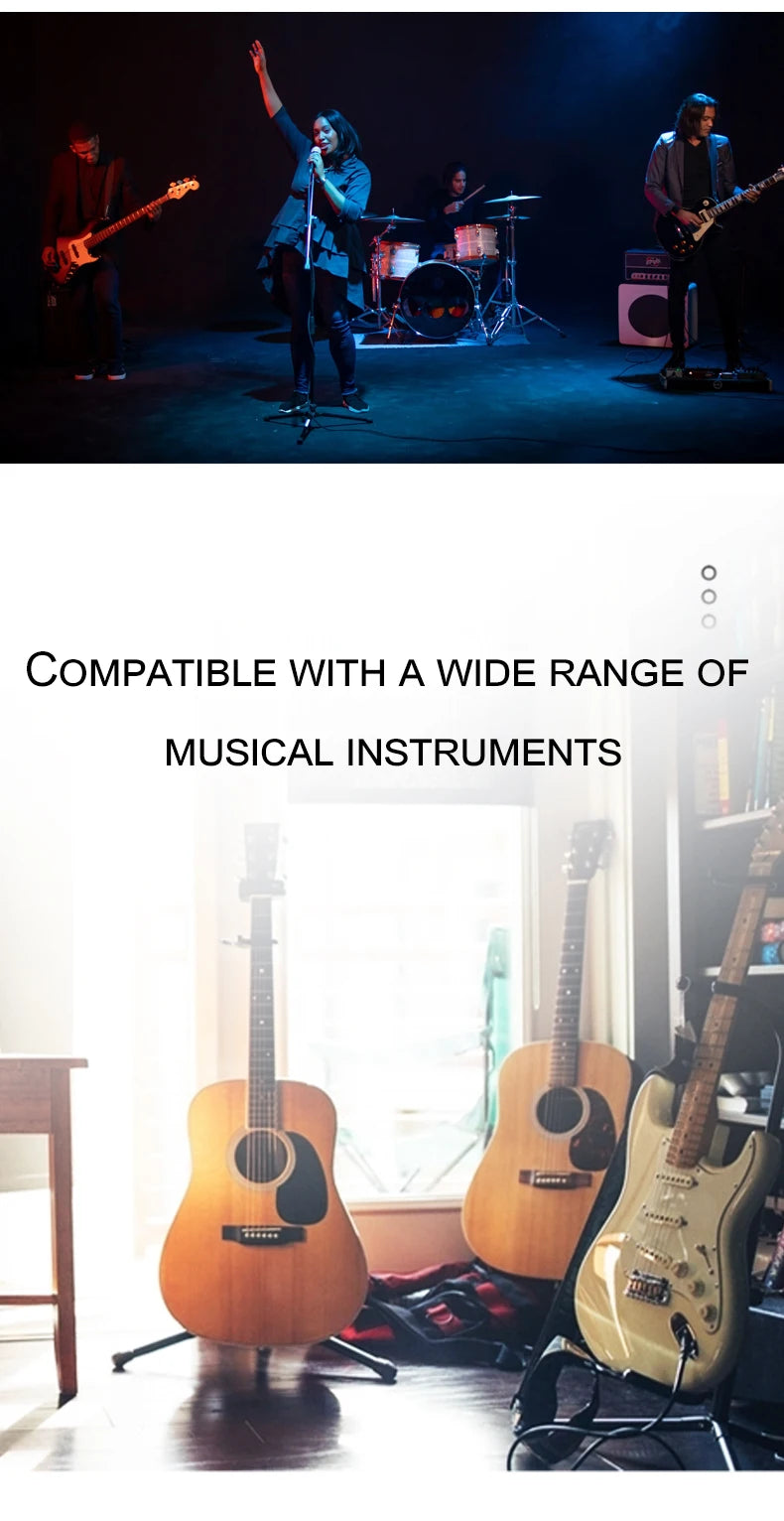 VK-38 UHF Wireless Microphone Converter – XLR Transmitter & Receiver for Dynamic Mic & Guitar
