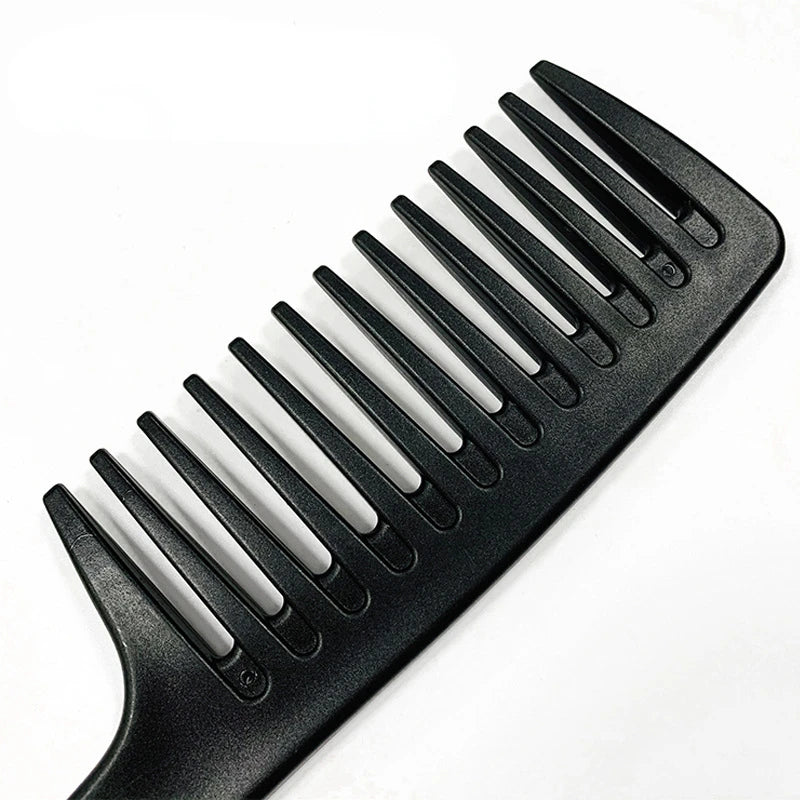 Heat Resistant Hairdressing Comb – Wet Hook Curly Hair Brush with Coarse Wide Spike Teeth, Pro Salon Styling & Dyeing Tool for Women