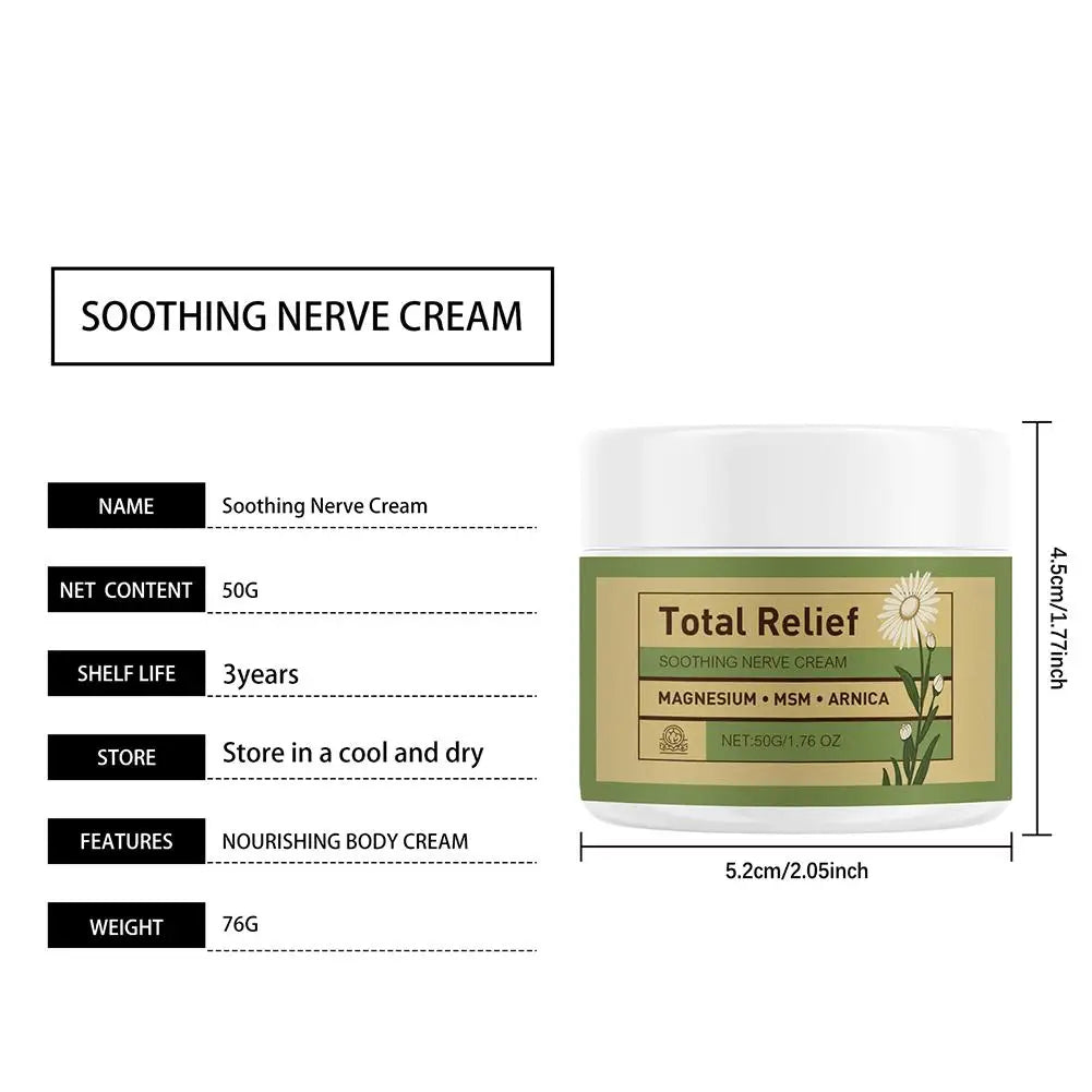 Magnesium Soothing Body Cream - Deep Moisturizing Muscle & Joint Comfort Cream for All Skin Types