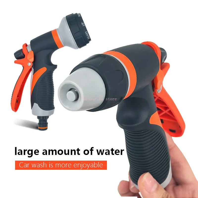 Multi-Function Hand-Held Hose Sprinkle Nozzle - High-Pressure Durable Tools for Lawn Watering, Car Wash, and Garden