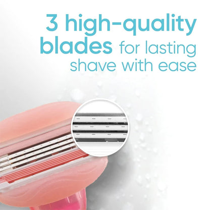 Gillette Venus ComfortGlide White Tea Razor Blade Refills - 3-Layer Blades for Smooth Shaving on All Skin Types