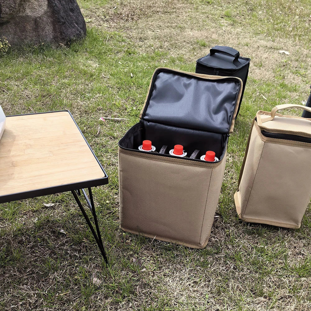 Portable Camping Gas Tank Storage Bag – Protective, Anti-Collision Fuel Cylinder Carrying Case for Outdoor Cooking