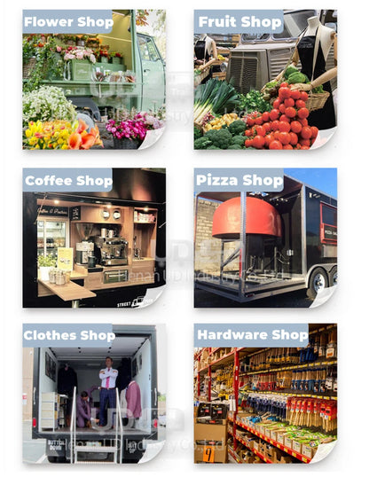 Mobile Fast Food Trailer – Fully Equipped Enclosed BBQ Vending Cart & Restaurant Food Truck with Full Kitchen