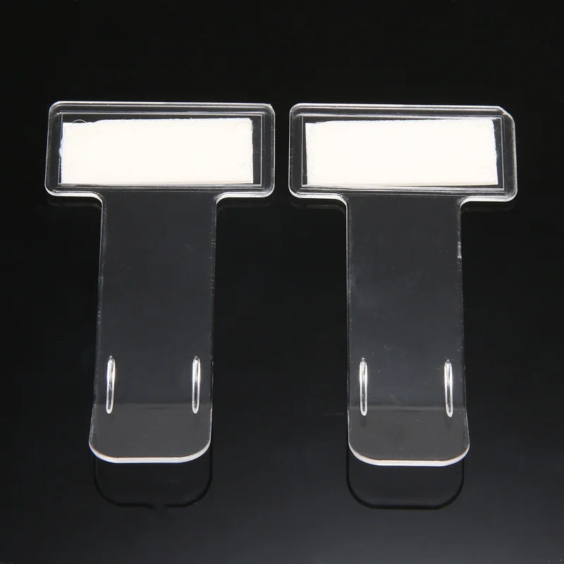 Universal Car Parking Ticket Clip | Windshield Sticker Holder | Organize Bills & Cards | Auto Interior Accessories - Pack of 2/5/10