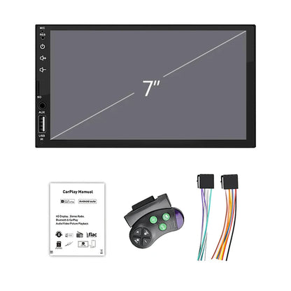 XIMA 7-Inch 2DIN Android Car Radio - Touchscreen MP5, CarPlay, Bluetooth, FM, USB & Camera