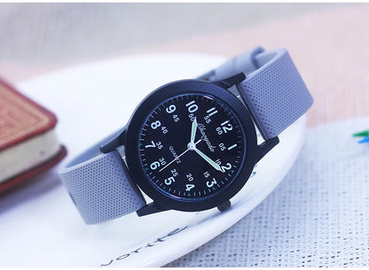 Children's 60-Minute Scale Quartz Wristwatch - Silicone Strap Watch for Boys & Girls, Junior High & Elementary School Exam Watch