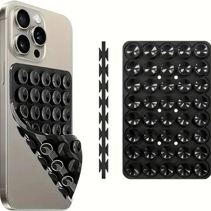 Silicone Suction Cup Phone Case Mount – Non-Slip Flexible Phone Holder Stand for Selfies, Videos & Hands-Free Use