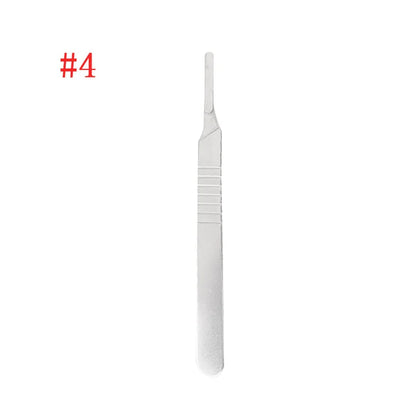 Carbon Steel Surgical Scalpel Set – Blades & Handle for DIY Cutting, PCB Repair, and Animal Surgery