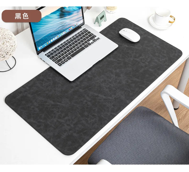 Waterproof PU Desk Pad – Large Non-Slip Mouse Pad & Keyboard Mat for Computer Laptop, Easy to Clean Protective Cover