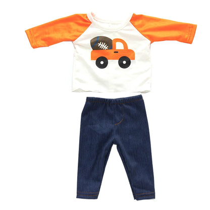 18-Inch American Girl Doll Clothes – Coat, Tights & Pants Outfit for Newborn & Baby Dolls