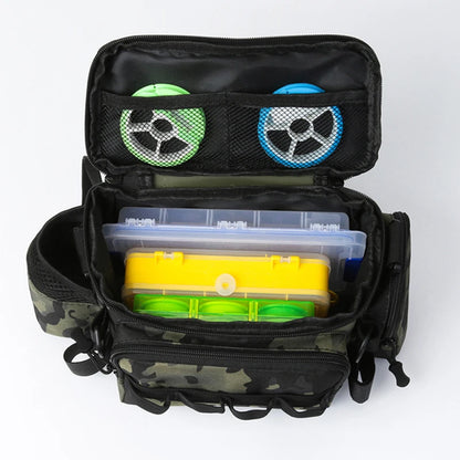 Fishing Tackle Bags Waist Fanny Pack – Utility Storage for Fishing Lures, Line Box | Outdoor Camping Shoulder Crossbody Bag
