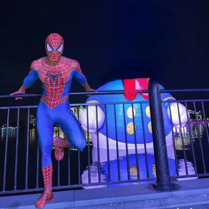 Miles Morales Spider-Man Cosplay Costume – Superhero Zentai Bodysuit for Halloween & Parties