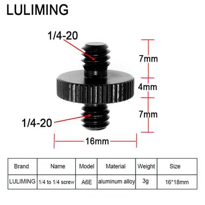 1/4 to 3/8 Inch Camera Screw Adapter - 5/8-27 Microphone Thread Converter for Tripod Ball Head Photography Accessories