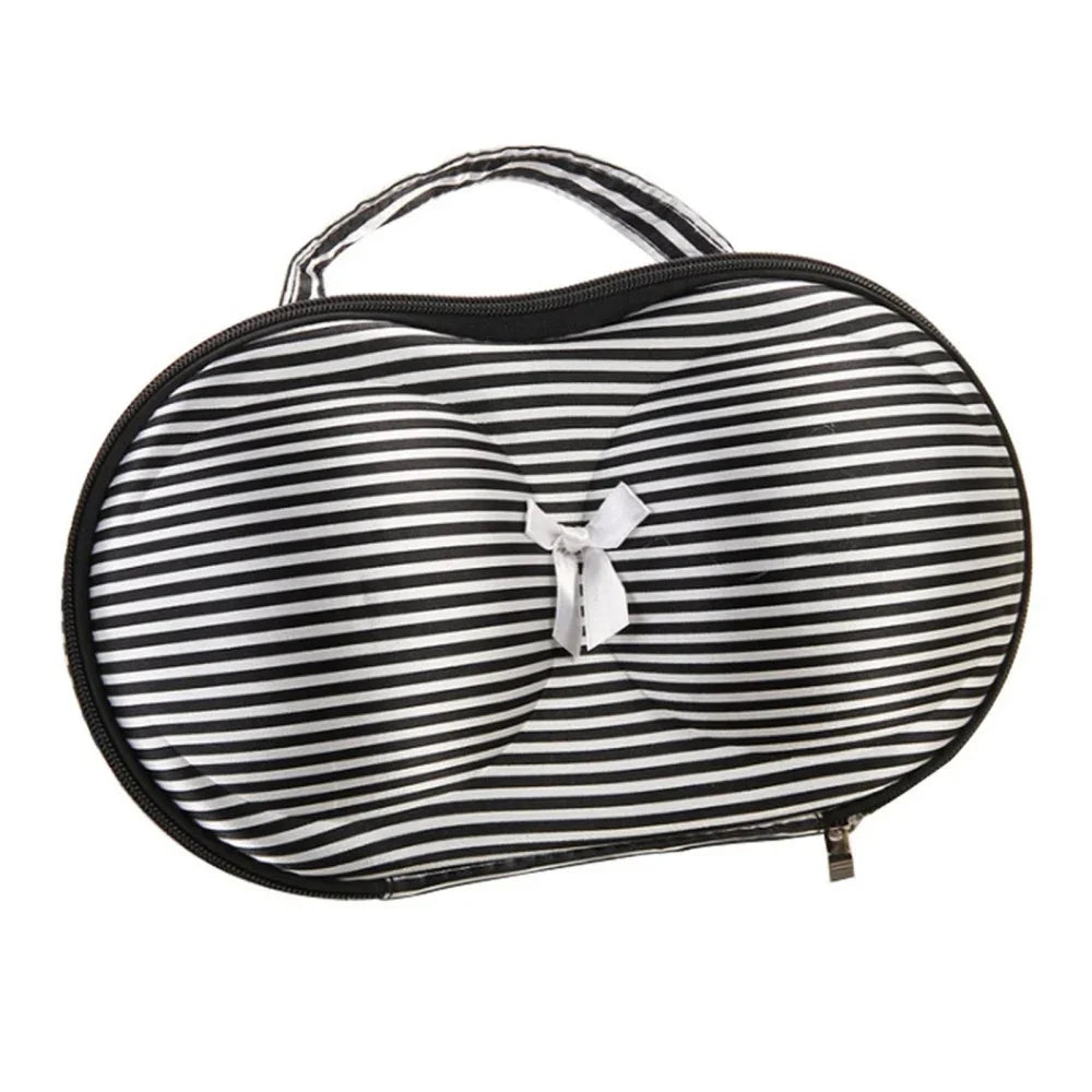 Waterproof Travel Bra and Underwear Organizer Bag – Portable Zip Storage Case for Home and Travel