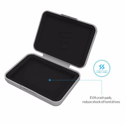 ORICO 3.5" HDD Protective Case – Dustproof & Waterproof SATA Storage Box, Portable Hard Drive Caddy Cover