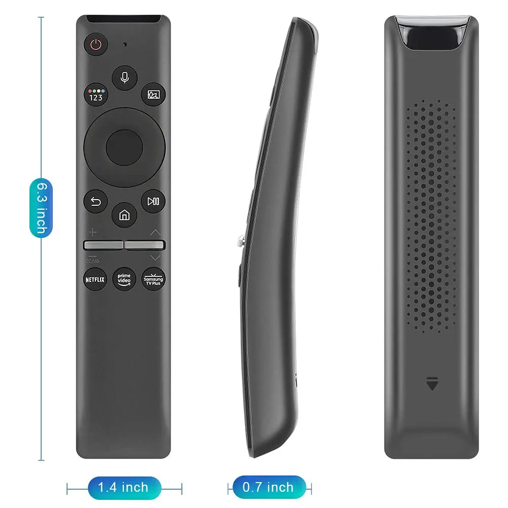 BN59-01330A / BN59-01329A Replacement Voice Remote Control — Compatible with Samsung LED, QLED, UHD, SUHD, HDR, LCD, 4K, 8K, 3D Curved Smart TVs