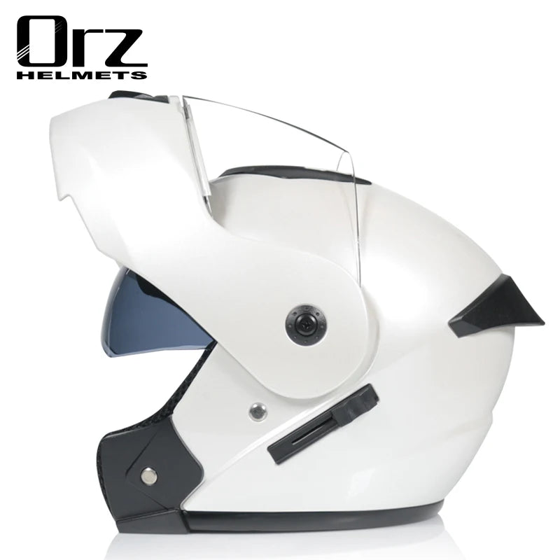 Dual Lens Full Face Motorcycle Helmet - Racing Downhill Motorbike Protective Safety Helmet Gear