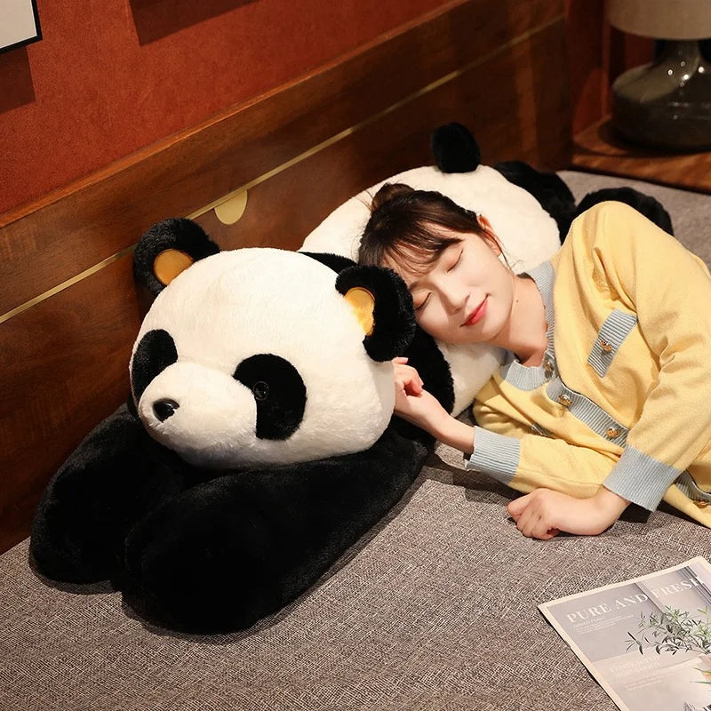 60–120cm Giant Panda Plush Toy — Soft Stuffed Animal Pillow for Kids, Birthday & Christmas Gift