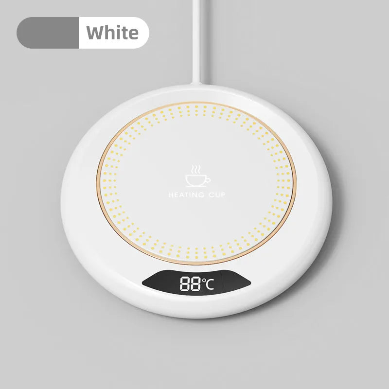 USB Thermostatic Heating Coaster - 3-Speed Adjustable Constant Temperature Cup Warmer