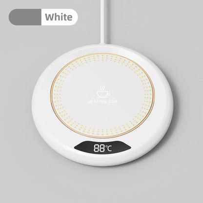 USB Thermostatic Heating Coaster - 3-Speed Adjustable Constant Temperature Cup Warmer
