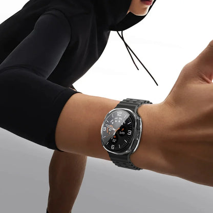 Samsung Galaxy Watch 8 Screen Protector Case – Full Coverage Tempered Glass & Scratch-Resistant Bumper Cover for 40mm/44mm Watch 8