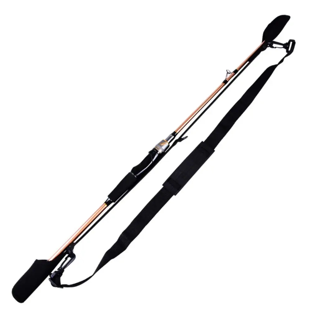 Adjustable Fishing Rod Storage Bag – Portable Shoulder Strap Carrier with Rod Belt Protector & Reel Fishing Accessory