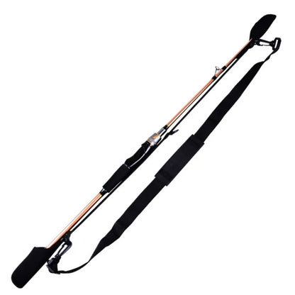 Adjustable Fishing Rod Storage Bag – Portable Shoulder Strap Carrier with Rod Belt Protector & Reel Fishing Accessory