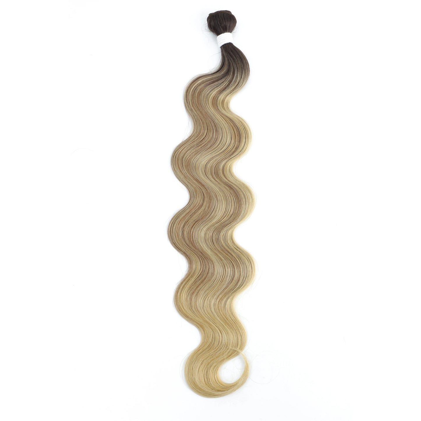 Colorful Body Wave Hair Bundles 613 Piano Blonde – Ombre Synthetic Hair Extensions, Thick Ponytail & Loose Deep Weaving