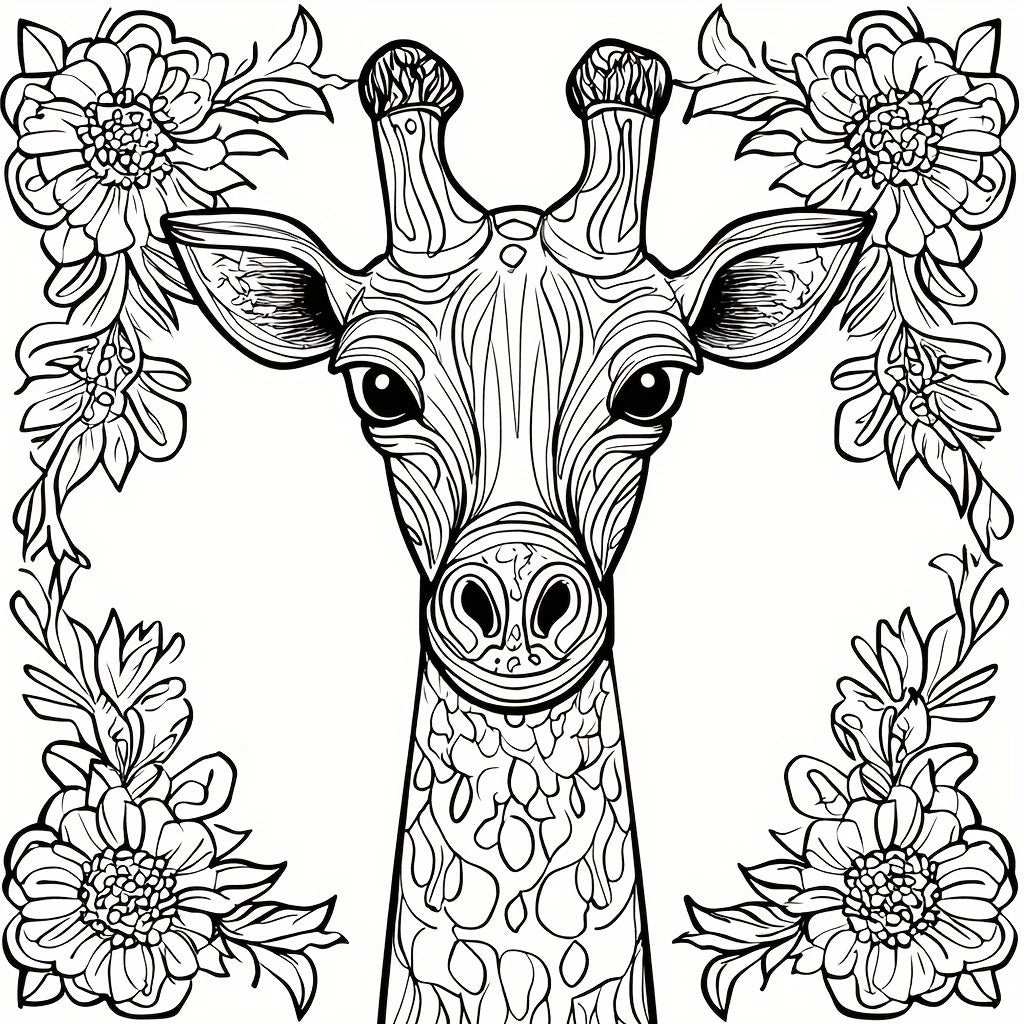 28-Page Mandala Animal Coloring Book for Adults - Stress Relief, Relaxation & Creative Coloring Activity Book