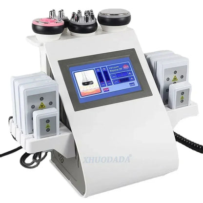 6-in-1 40K Cavitation Ultrasonic Body Slimming Machine | Anti-Wrinkle, Skin Lift & Rejuvenation with Multi-Polar Frequency