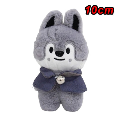 310style Skzoo Plush Pencil Case – Kawaii Kpop Stray Wolf Stuffed Animal Toy, Cartoon Plush Doll for Kids Gift