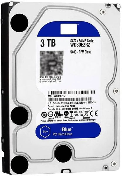 Western Digital WD Blue 4TB/6TB/3TB/2TB 3.5" SATA III Hard Drive – Desktop & Monitoring Storage Solution