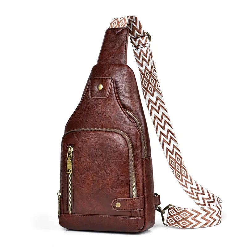 Waterproof Summer Crossbody Chest Bag for Couples – Unisex Small & Breathable Backpack
