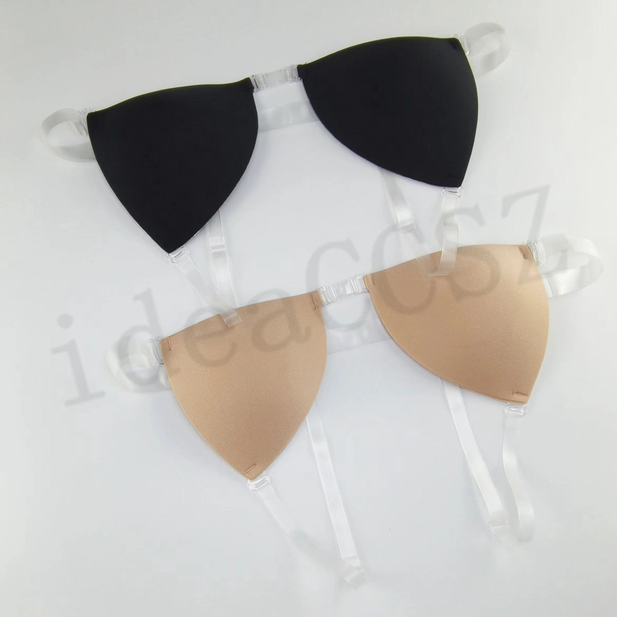 Deep U-Plunge Sticky Bra - Invisible Adhesive Silicone Bra for Backless Wedding Dresses and Low-Cut Outfits
