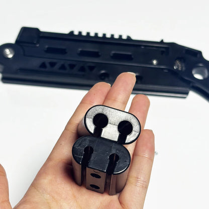 Folding Slingshot Rubber Band Clip - DIY Replacement Parts & Fixed Band Accessories for Slingshot Repair and Upgrade