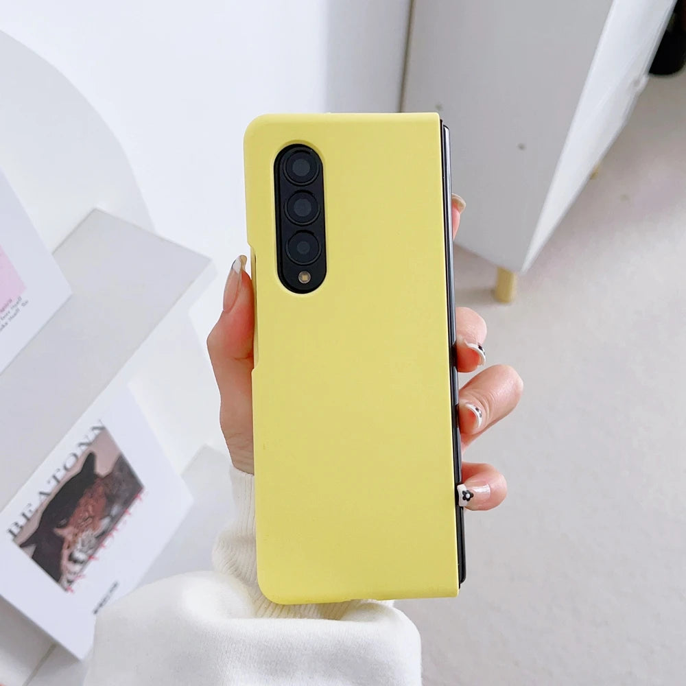Soft Silicone Shockproof Phone Case for Samsung Galaxy Z Fold 6/5/4/3 – Multi-Color Protective Cover