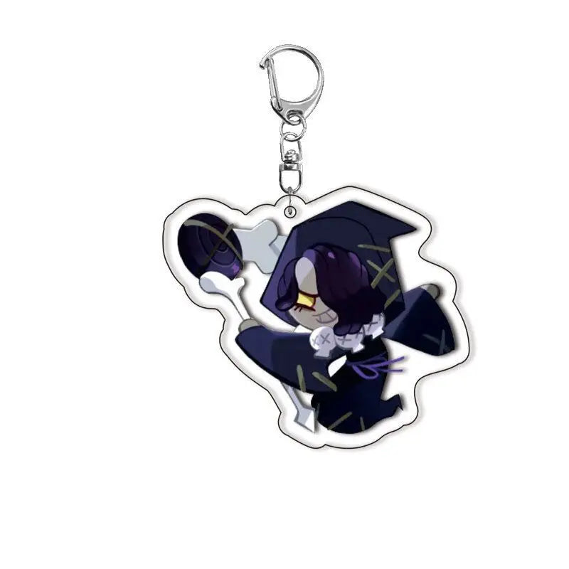 Cookie Run Kingdom Acrylic Keychain – Q Version Cartoon Bag Charm Fan Gift Jewelry