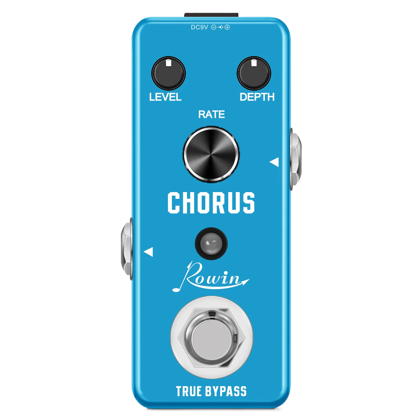 Rowin Guitar Effects Pedal – Noise Gate, Delay, Chorus, Vibrato, Phaser, Flanger, Booster, EQ, Fuzz, Metal, Distortion, and Blues Drive