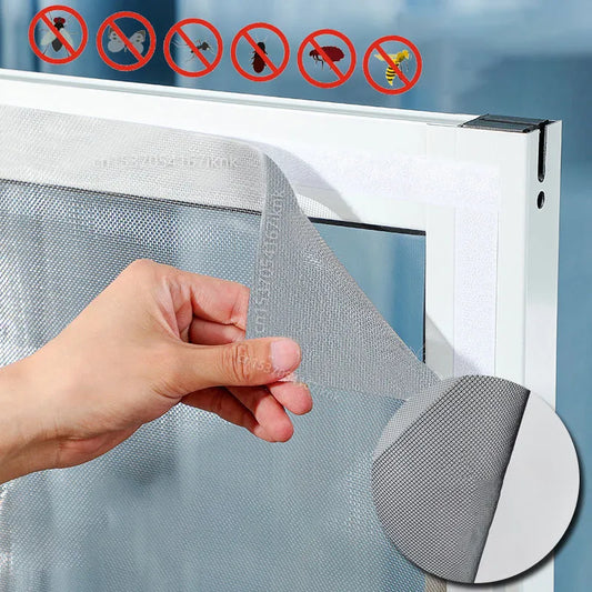 Bedroom Window Mosquito Nets Insect Fly Screen Curtain | Indoor Anti-Mosquito Fly Bug Mesh | Insect Screen Repair Tape