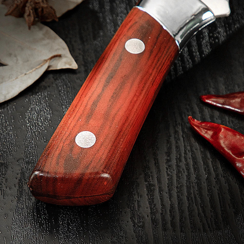 Hand-Forged Boning Knife – Stainless Steel Fillet Knife for Meat, Bone, Fruit, Vegetables, and Fish – Chef's Kitchen Knife