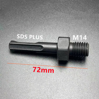 Universal Angle Grinder Adapter: M10 M14 to 5/8-11 Thread Converter - Connects Polishing Pads, Saw Blades, Hole Saw Tools