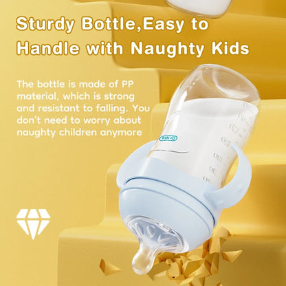 BPA-Free Baby Feeding Bottle - PP Newborn Milk Bottle with Handle, 150/240/330ml